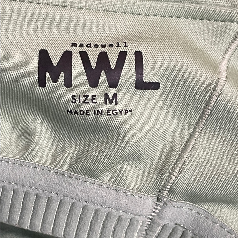 Madewell 2.0 MWL Flex Fitness Dress NWOT Mint Green Size Med Strappy Criss Cross - Picture 5 of 11